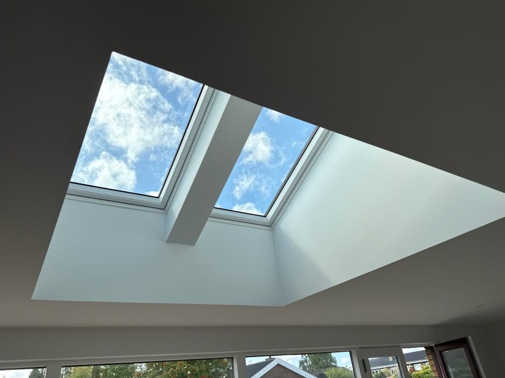 Nye tvilling Velux-vinduer monteret af Norkant